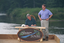 President Clinton signs American Heritage River designations
