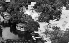 Late 1950s view of Blue Springs before it became a state park