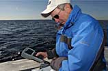 Photo of David Girardin on boat deck